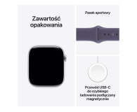 Apple Watch 11 42/Srebrne Aluminum/Fioletowy Pasek M/L GPS - 1362402 - zdjęcie 13